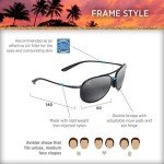 Maui Jim Alelele Bridge Polarized Aviator Sunglasses