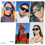 Polarized Oversized Square Sunglasses for All UV Protection