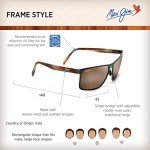 Maui Jim Men's Polarized Wana Sunglasses - Bronze
