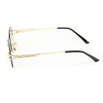 Trendy Green Tint Rimless Square Sunglasses