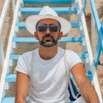 GLEXAL Polarized Black Square Clip-On Sunglasses