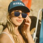 GLEXAL Polarized Black Square Clip-On Sunglasses