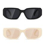 Trendy Retro Square Sunglasses for Men & Women