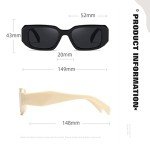 Trendy Retro Square Sunglasses for Men & Women