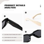Trendy Retro Square Sunglasses for Men & Women