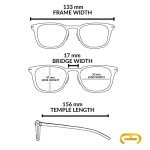 Harleem Rimless Men’s Sunglasses - Gold Brown