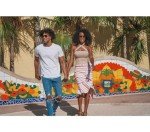 Harleem Rimless Men’s Sunglasses - Gold Brown