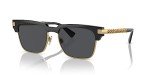 Versace VE4447 Dark Grey Square Sunglasses 55mm