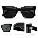 Trendy Oversized Cat Eye Sunglasses for Women