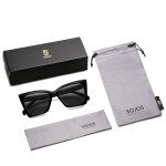 Trendy Oversized Cat Eye Sunglasses for Women