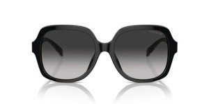 COACH Women's Low Bridge Square Sunglasses - Black/Grey