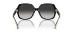COACH Women's Low Bridge Square Sunglasses - Black/Grey