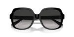 COACH Women's Low Bridge Square Sunglasses - Black/Grey