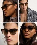 Trendy Square Brown Sunglasses for All Ages