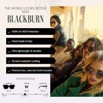 Trendy Square Brown Sunglasses for All Ages