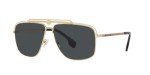 Versace Gold Frame Sunglasses with Dark Grey Lenses