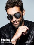 Men's LUENX Polarized Aviator Sunglasses - Black