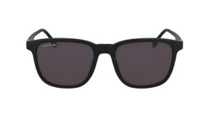 Lacoste Matte Black Men's Sunglasses with Grey Lens