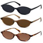 KUGUAOK Retro Cat Eye Sunglasses for Women