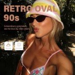 KUGUAOK Retro Cat Eye Sunglasses for Women