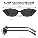 KUGUAOK Retro Cat Eye Sunglasses for Women