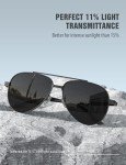 LUENX Polarized Aviator Sunglasses for Men