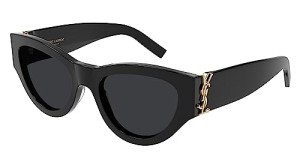Saint Laurent Women's Black Glam Cat Eye Sunglasses