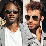 Dollger Retro Square Polarized Sunglasses for Men