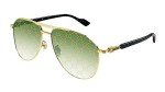 Gucci GG1220S Gold/Green Men's Pilot Sunglasses