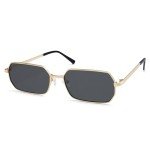 Retro 70s Rectangle Sunglasses for Women