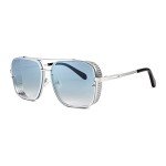 FEISEDY Vintage Aviator Metal Sunglasses B2894