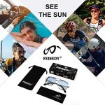 FEISEDY Vintage Aviator Metal Sunglasses B2894