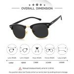 Kursan Classic Polarized Semi-Rimless Sunglasses