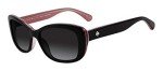 Kate Spade Claretta Polarized Sunglasses, Black & Pink
