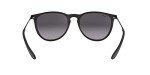 Ray-Ban Erika Round Sunglasses - Black/Grey 54mm