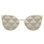 Prada Pale Gold Metal Fashion Sunglasses