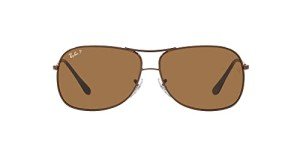 Ray-Ban RB3267 Brown Polarized Aviator Sunglasses