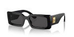 Dolce & Gabbana Women's Shiny Black/Grey Sunglasses