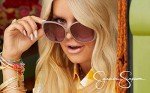 Jessica Simpson Oversized Butterfly Sunglasses, UV400 Protection