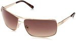 GUESS Men’s Gold Navigator Pilot Sunglasses, 68mm