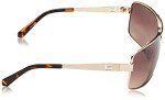 GUESS Men’s Gold Navigator Pilot Sunglasses, 68mm