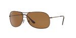 Ray-Ban RB3267 Brown Polarized Aviator Sunglasses