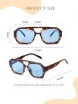 Trendy Retro Hexagonal Aviator Sunglasses for Women
