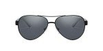A|X Armani Exchange Black Aviator Sunglasses 59mm
