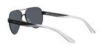 A|X Armani Exchange Black Aviator Sunglasses 59mm
