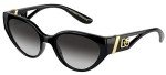 Dolce & Gabbana Women's Round Sunglasses in Black