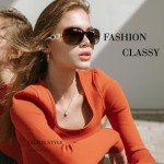 Trendy Oversized Polarized Designer Sunglasses for Women