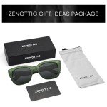 ZENOTTIC Retro Polarized Square Sunglasses for Women