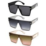 Trendy Oversized Square Sunglasses for Everyone