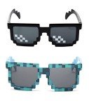 JINTOU Thug Life Mosaic Pixel Sunglasses - 2 Pack